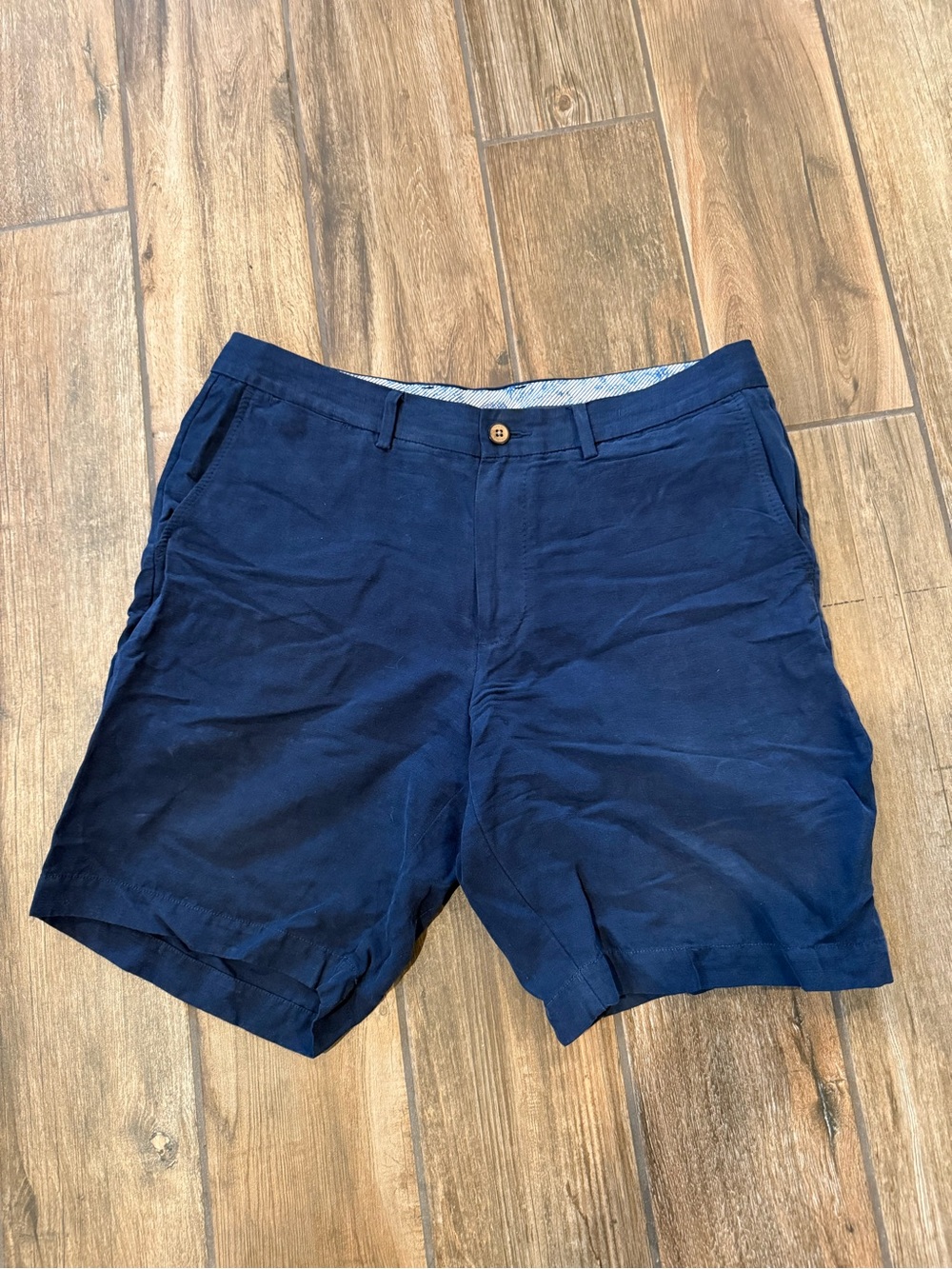 Tommy Bahama Navy Flat Front Men's Shorts